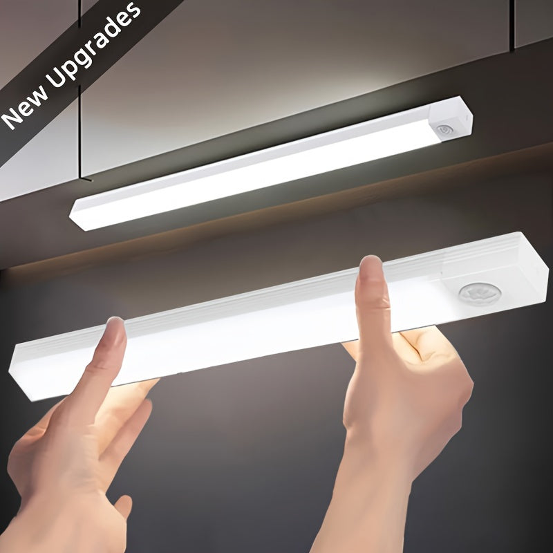 ROUTSHEL For Smart LED Motion Sensor Light Strip - USB Rechargeable, Wireless, with Self-Adhesive Pads for Easy Installation in Closets, Under Cabinets, Stairs &amp; More