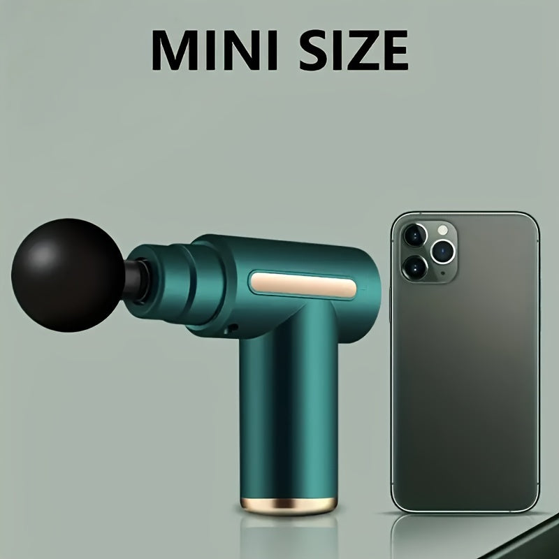 1pc Fascia Electric Massager Gun, Deep Tissue Percussion Electric Muscle Massager, Portable Handheld Ultra-Quiet Brushless Motor, For Sports Gym valentine&#39;s day for him - Stereotech