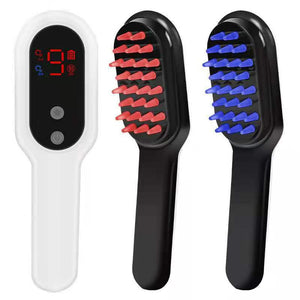 Electric Head Massager Magnetic Therapy Hair Growth Comb - Stereotech