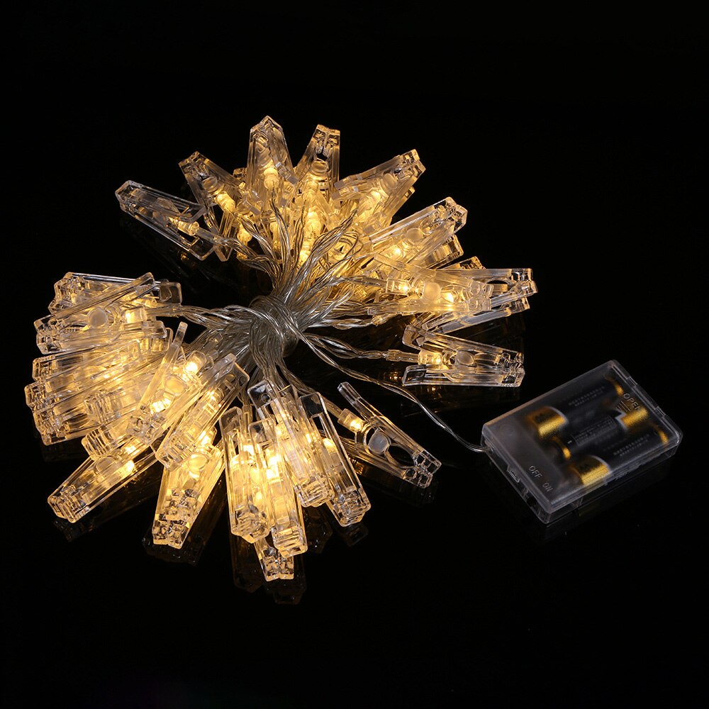 5M LED Photo Clip Holder String - Stereotech