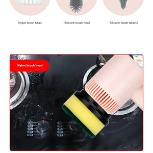 1pc Cordless Power Scrubber – High-Torque, Rechargeable Kitchen Cleaning Brush for Pots, Dishes & Home Use