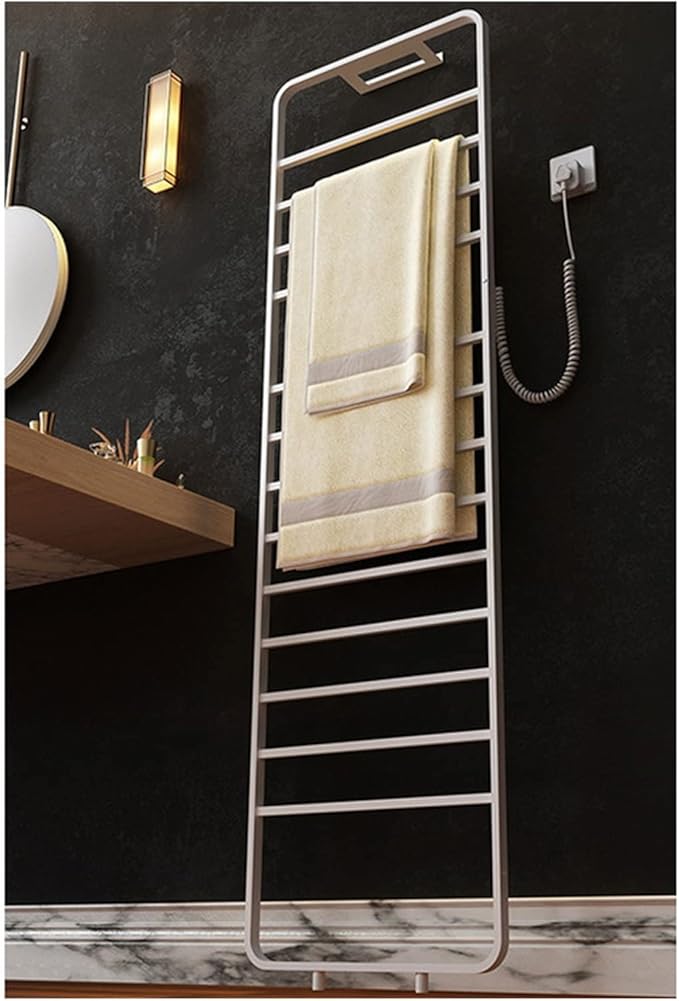 Bathroom fittings Electric heated towel rack, No Drilling.Stainless steel Sterilizing Smart towel dryer,towel warmer. - Stereotech