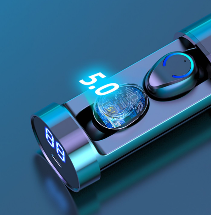 Wireless Dual Ear Bluetooth Headset - Stereotech