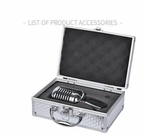 Retro Metal Home Stage Microphone - Stereotech