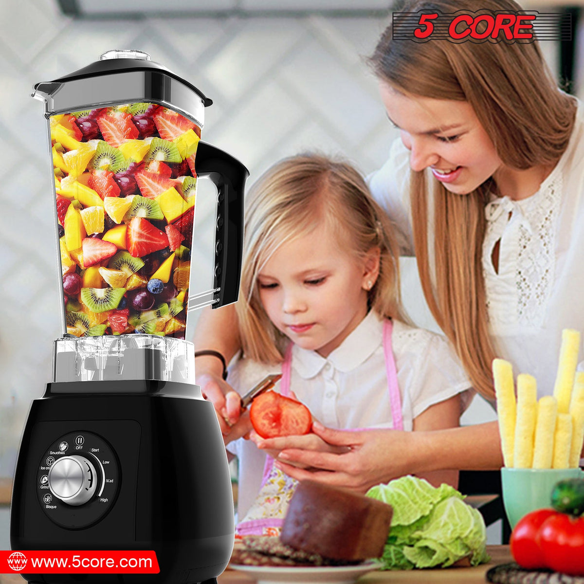 2000W 5Core Juicer Blender Machines - Stereotech