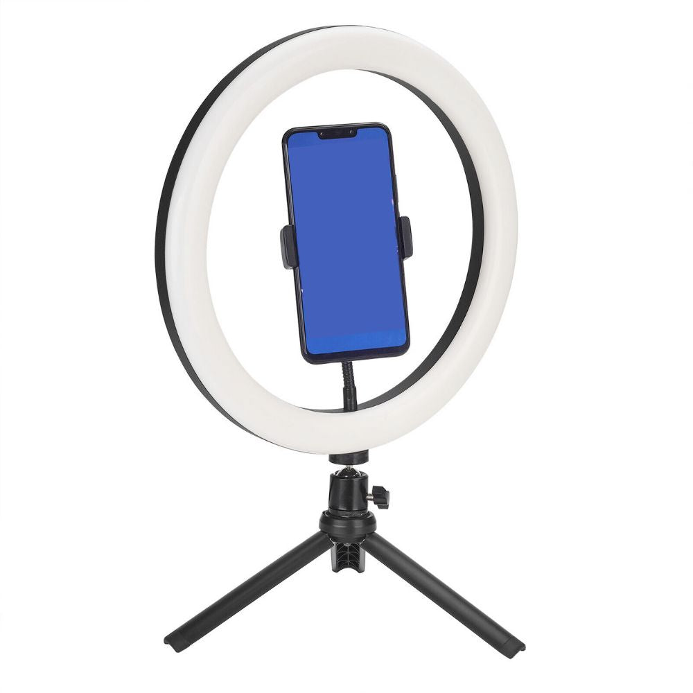 LED Ring Light With Phone Tripod Stand Kit 10&quot; - Stereotech