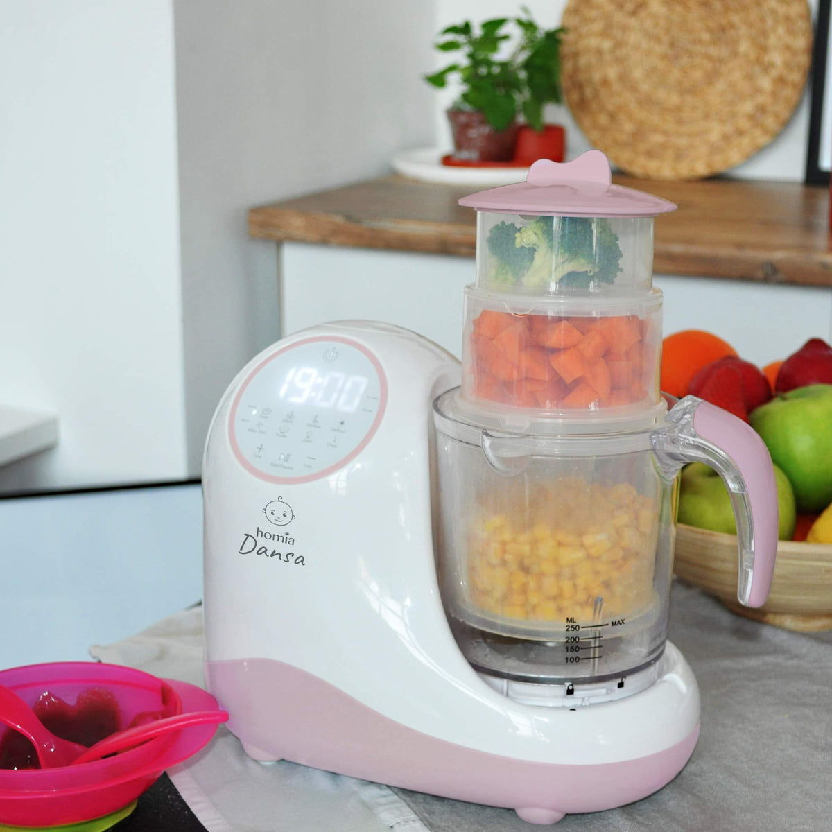 Baby Food Maker Chopper Grinder  Mills and Steamer 8 in 1 Processor