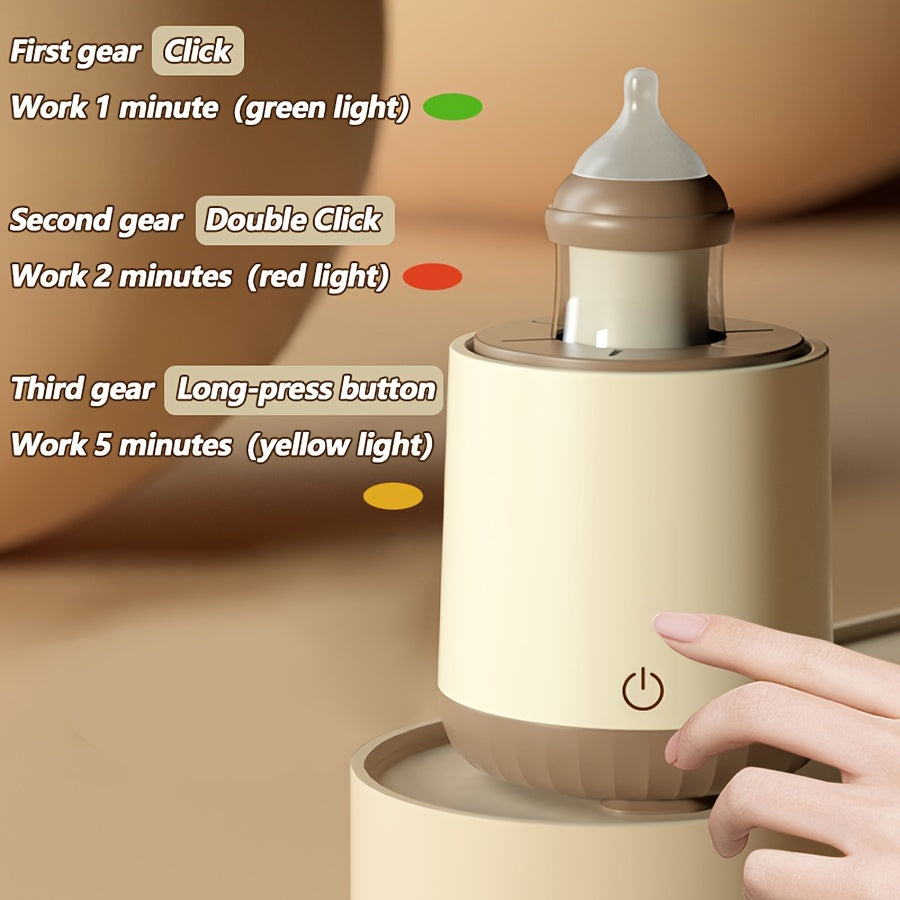 Smart Wireless Milk Powder Shaker, 3Models-1/2/5 Minutes, Intelligent Shaking, Less Bubbles, Square &amp; Round Bottles, Well-distributed Shake, Constant Speed, Fully Melted Without Fear Of Clumping, Refining Milk Powder