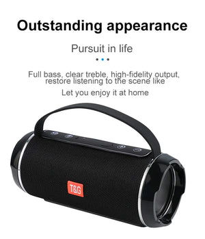 TG 116C 40W High Power Outdoor Bluetooth Speaker Subwoofer TWS Waterproof Portable Music Center System Column 3D Soundbar