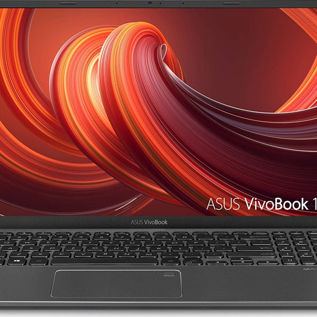 Vivobook 15 Thin and Light Laptop, 15.6” FHD Display, Intel I3-1005G1 CPU, 8GB RAM, 128GB SSD, Backlit Keyboard, Fingerprint, Windows 10 Home in S Mode, Slate Gray, F512JA-AS34