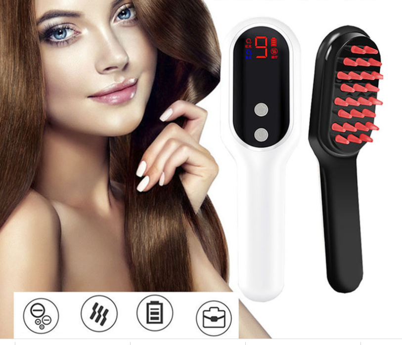 Electric Head Massager Magnetic Therapy Hair Growth Comb - Stereotech