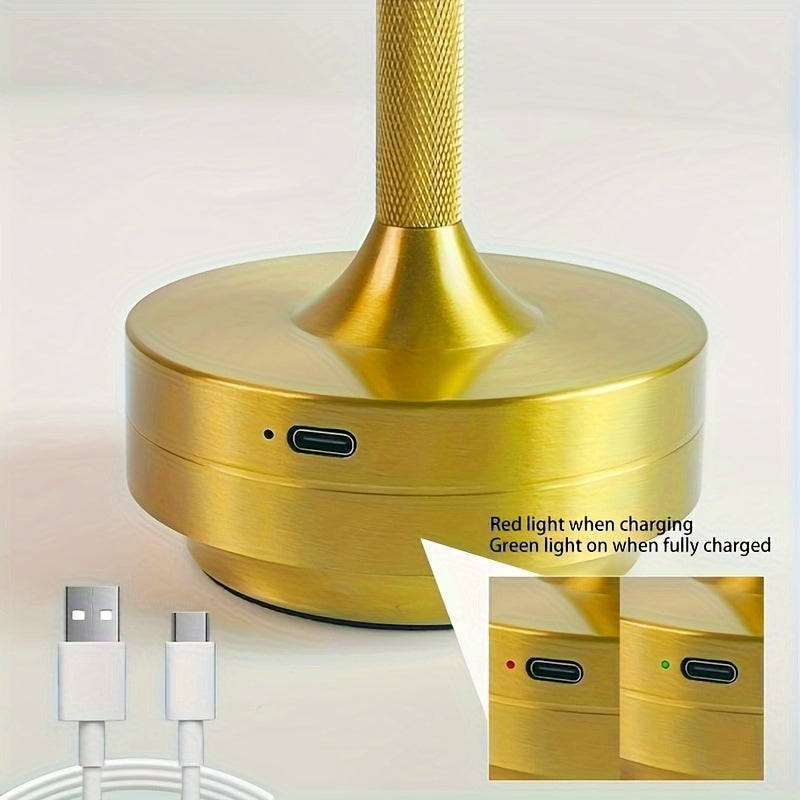 Versatile Aluminum Touch-Control Desk Lamp with Stepless Dimming &amp; 3-Color Temperature Settings - Perfect for Home, Office, Outdoor Spaces &amp; More - Ideal Gift for Thanksgiving &amp; Christmas