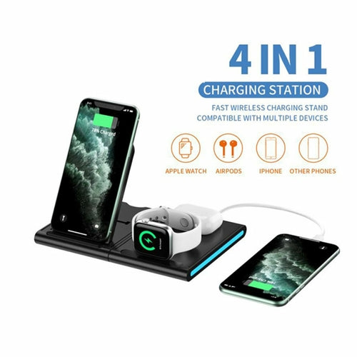 Magnetic Power Wireless Charging Station - Stereotech