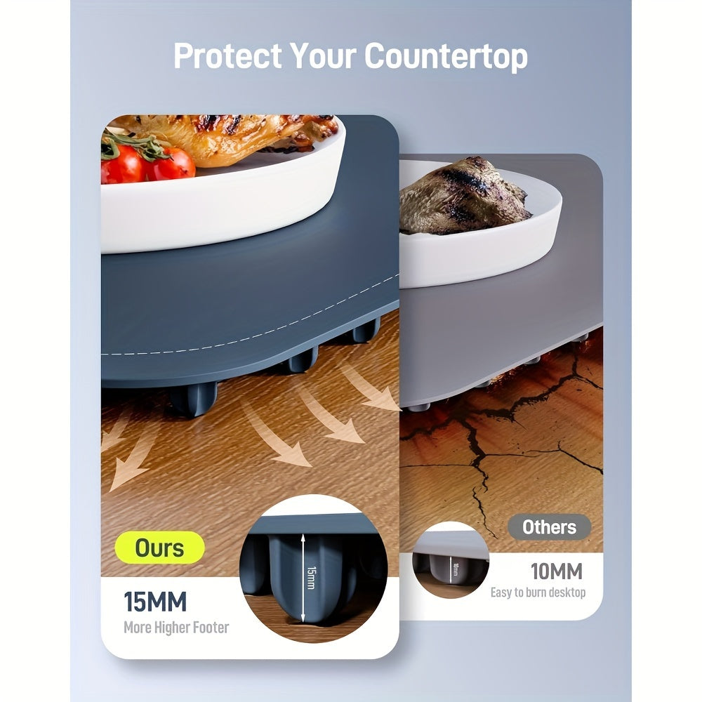 COLDFILL Electric Warming Tray - Foldable Food Warming Mat With 8 TEMP Setting, Full-surface Heat In 5s, 4 Hours Auto-off, Easy To Clean With Nano-Material, For Buffet, For Party, For Gathering