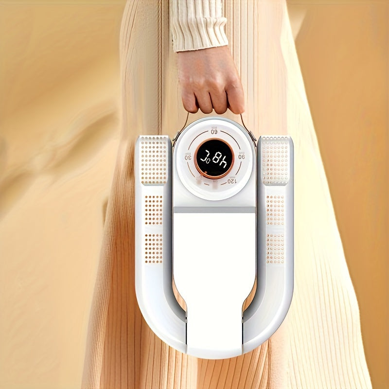 Portable 2-Hour Timer Boot &amp; Shoe Dryer/Warmer - Space-Saving, Odor Eliminator, Auto Shut-Off, Fits All Footwear (US Plug)