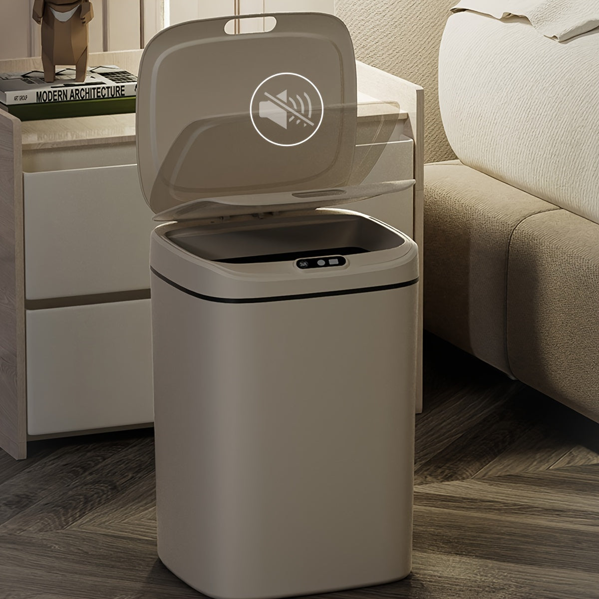 Smart Trash Can Household - Induction Switch - Electric Trash Can For Kitchen Toilet