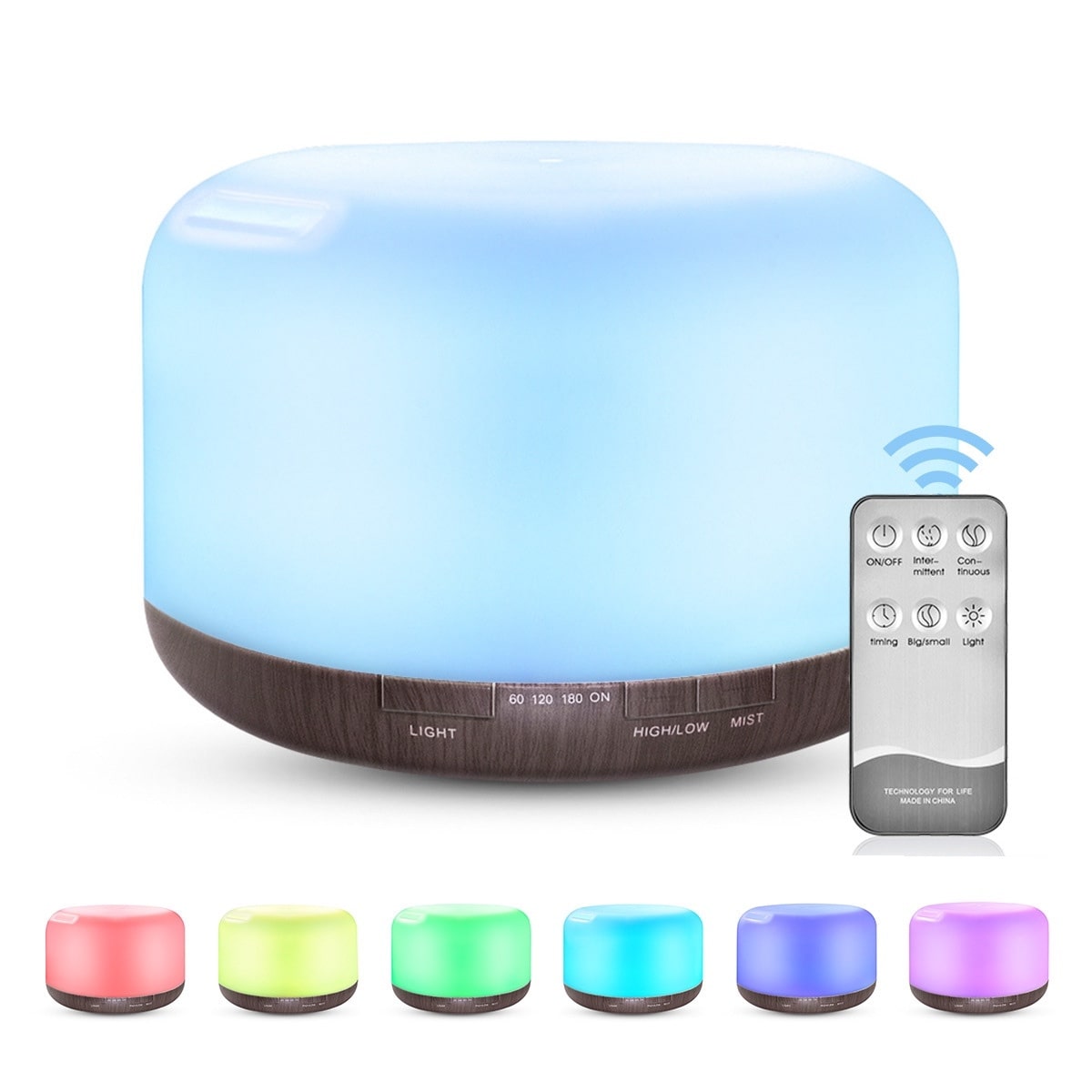 Color Changing Oil Aromatherapy Diffuser - Stereotech
