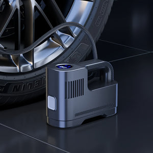 1pc Portable Air Compressor Pump, Corded Digital Tire Inflator, Car Air Pump, For Car Motorcycle LED Lights Tire Inflator