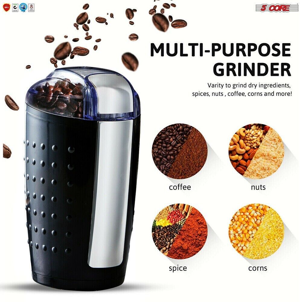 150W Electric Bean Spice 5 Core Coffee Grinder - Stereotech
