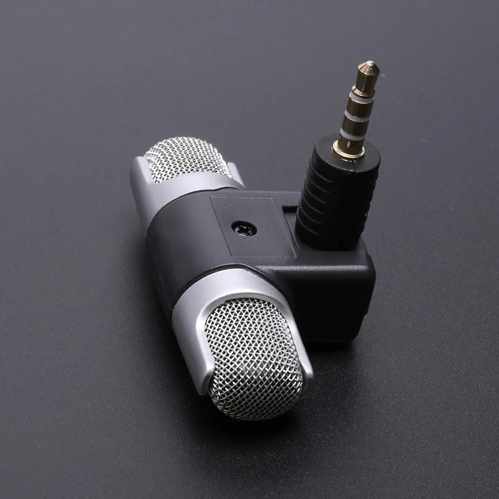Mini 3.5Mm Jack Microphone Stereo Mic for Recording Mobile Phone Studio Interview Microphone for Smartphone