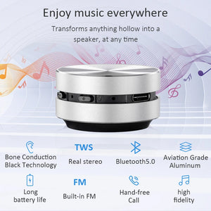 Bone Conduction Speaker Vibration Bluetooth Stereo Audio Digital TWS Wireless Smallest Portable DURAMOBI Humbird Speaker