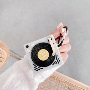 Retro Creative Gramophone Headphone Case - Stereotech