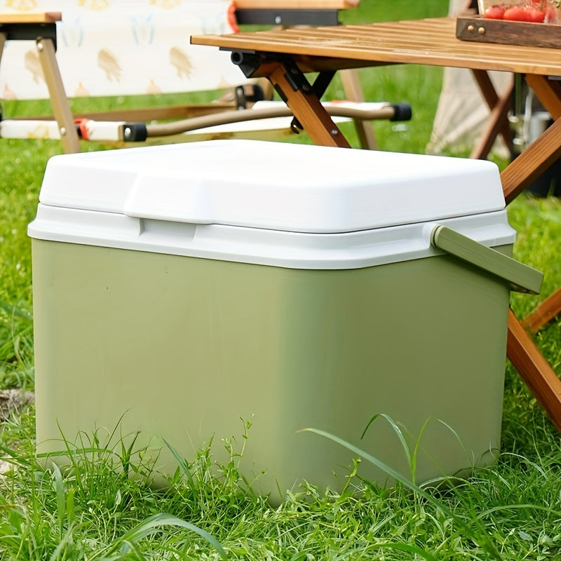 1.32gal Portable Thermocooler Ice Chest | Leak-Proof Outdoor Cooler Box | Polypropylene Construction | Food-Safe, No Electricity Needed | Ideal for Camping, Picnics &amp; Road Trips | Includes 4 Ice Packs