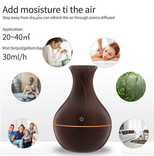 LED Ultrasonic Aromatherapy Essential Oil Diffuser - Stereotech