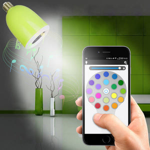 Wireless bluetooth Speaker LED Light - Stereotech