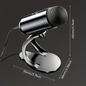 Professional USB Microphone Kit - Seamless Plug & Play Studio Sound, Optimized for E-sports & Singing, Crystal-Clear Voice Capture - Versatile Computer Microphone