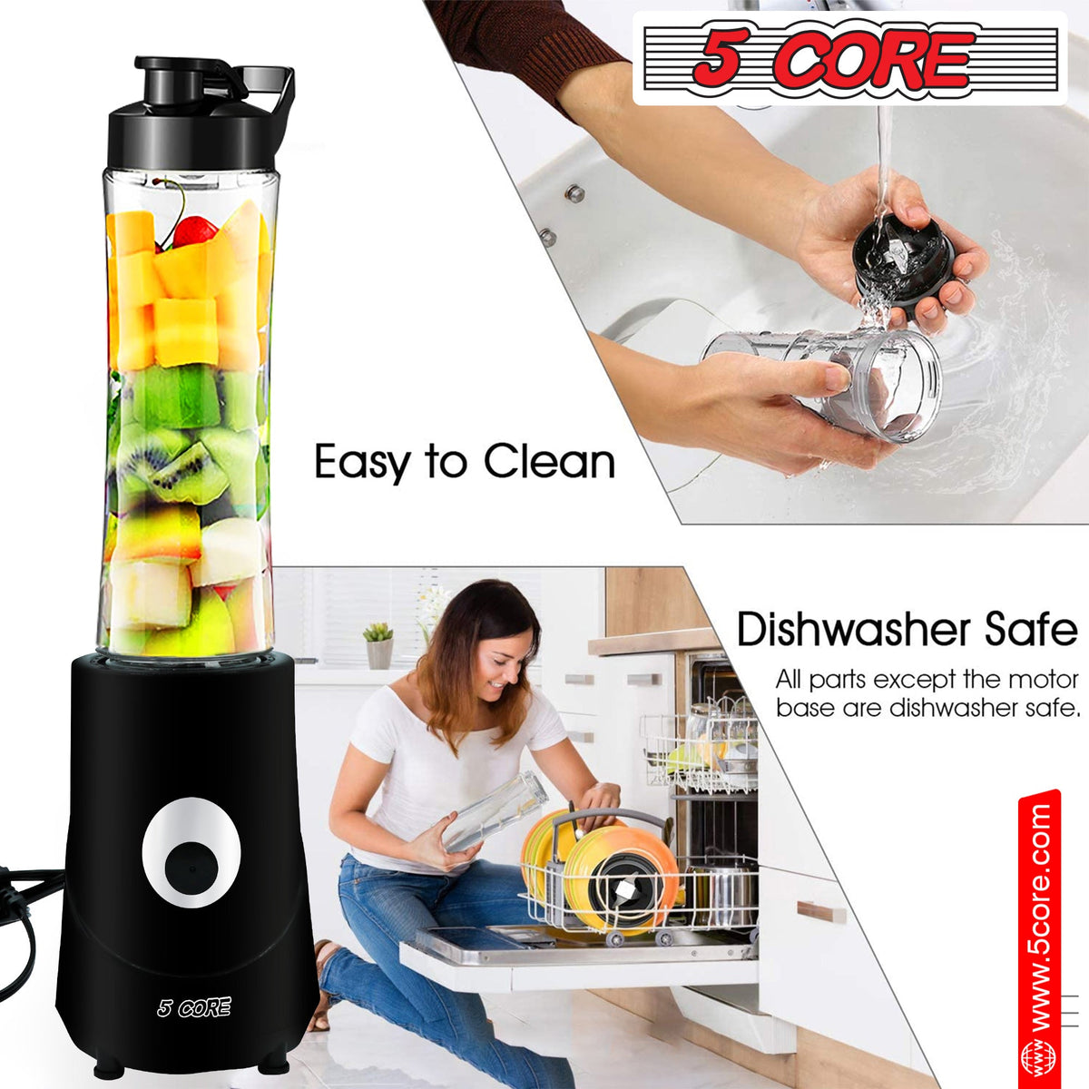 5Core Portable Blender For Kitchen - Stereotech