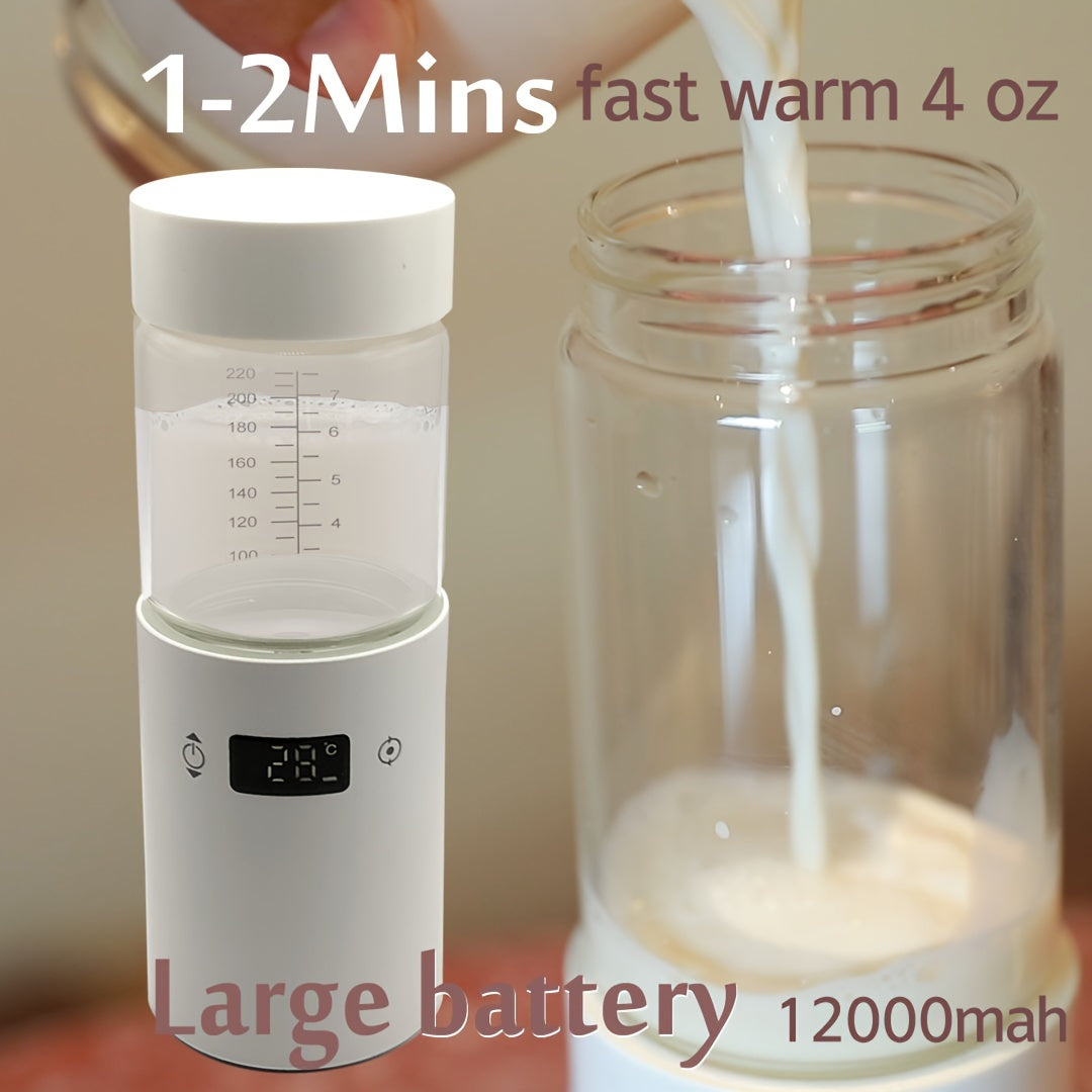 Portable Multifunctional Wireless Milk Warmer With Intelligent Heating Cup And Constant Temperature Cup