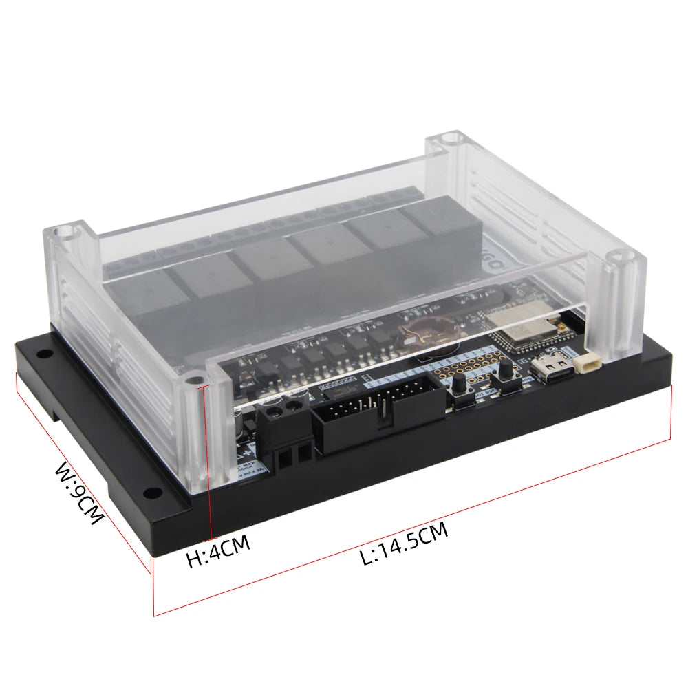 LILYGO® T-Relay-S3 ESP32-S3 6-Way Relay ESP32-S3-WROOM-1U Development Board Expandable LCD Display HRS4H-S-DC5V 24-Way Relays