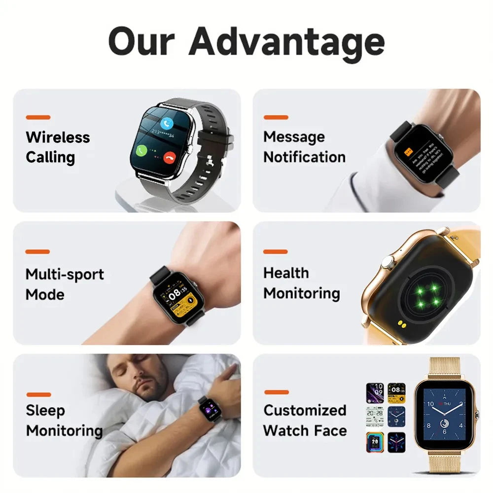 Fitness Tracker Bluetooth Smart Watch - Stereotech
