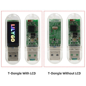LILYGO® T-Dongle-S3 ESP32-S3 Dongle With 0.96 inch ST7735 LCD Display Screen Support WiFi BLE Hidden TF Card Development Board