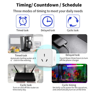 Tuya Smart Socket Power Strips Supplier WiFi Multi-Function intelligent Outlet AU Plug Wireless Remote Timing Support Aleax
