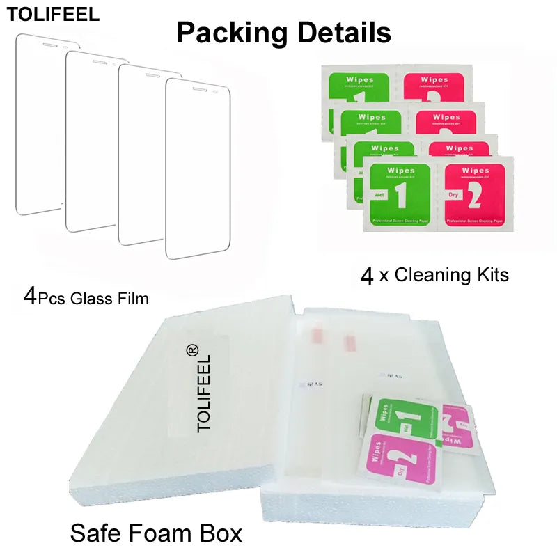 4PCS Tempered Glass for Google Pixel - Stereotech