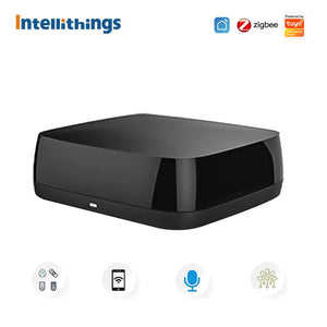 Intellithings Tuya Zigbee Smart IR Infrared Remote Control Home Automation for Electric Fan TV Water Heater Alexa Google Home - Stereotech