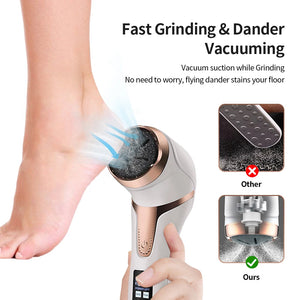 Electric Foot Callous Remover 3 Grinding Heads Waterproof Portable File Dead Hard Cracked Dry Skin Pedicure Tools Rechargeable