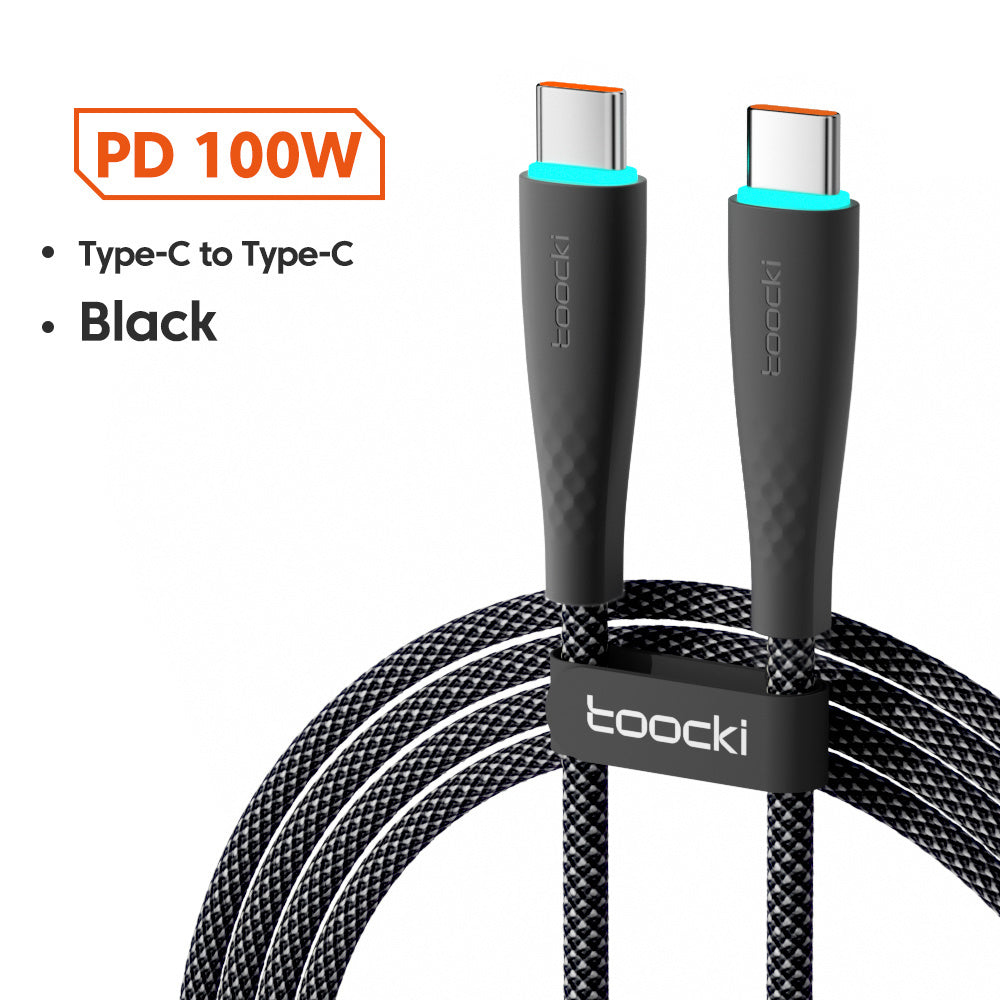 100W USB C Fast Charging Charger Cable - Stereotech