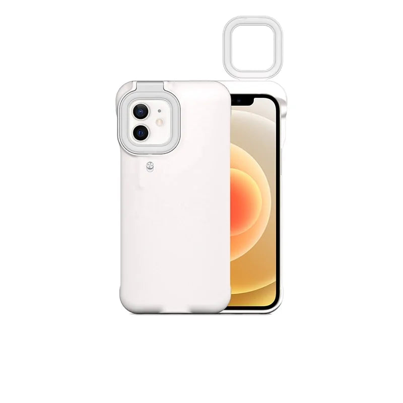 iPhone 12 Selfie Ring Light Phone Case - Stereotech