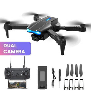 Dual Camera High Hold Mode Foldable Drone - Stereotech