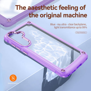 For Samsung Galaxy S24 5G TPU + PC Lens Protection Phone Case(Purple)