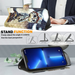 For Samsung Galaxy S24+ 5G 3D Painted Leather Phone Case(Naughty Cat)
