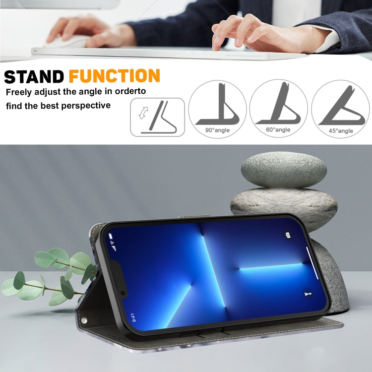 For Samsung Galaxy S24 Ultra 5G 3D Painted Leather Phone Case(Husky)