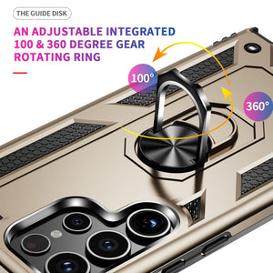 For Samsung Galaxy S24 Ultra 5G Shockproof TPU + PC Phone Case(Gold)