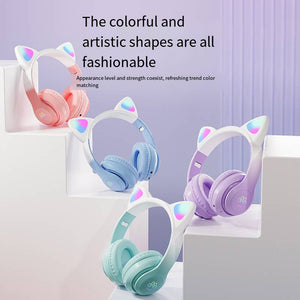 Wireless Bluetooth Cat Ear Gaming Headphone - Stereotech