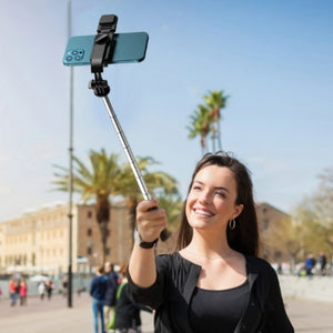 Selfie Stick Tripod with Fill Light - Stereotech