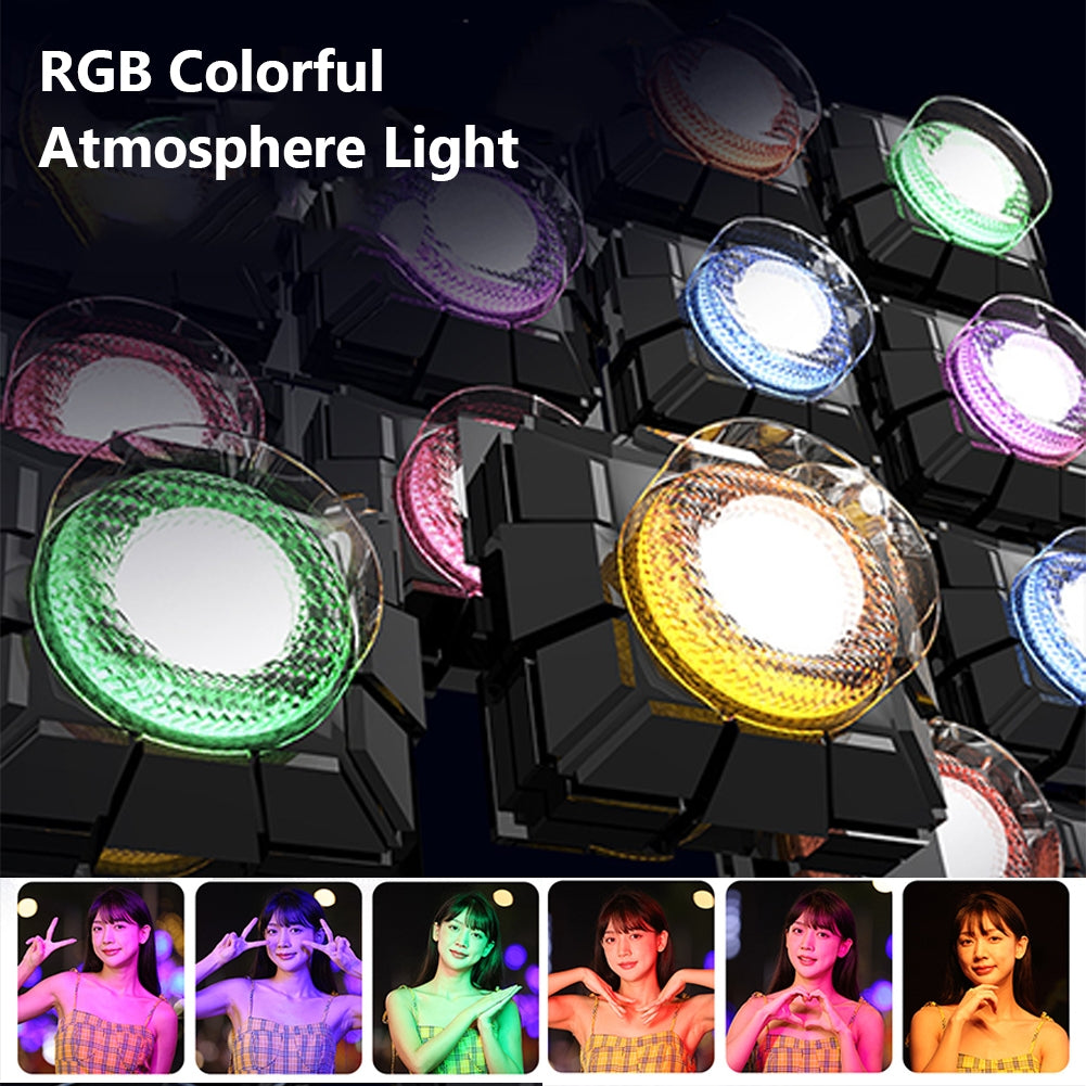 RGB LED Selfie Light for Cameras - Stereotech