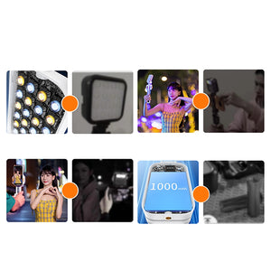 RGB LED Selfie Light for Cameras - Stereotech